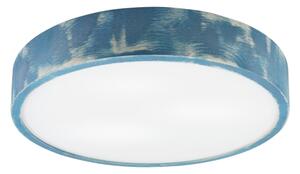 Brilagi - Stropné svietidlo PINO 3xE27/15W/230V borovica/modrá pr. 47,5 cm