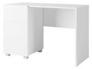 Písací stôl Calabrini - biela
