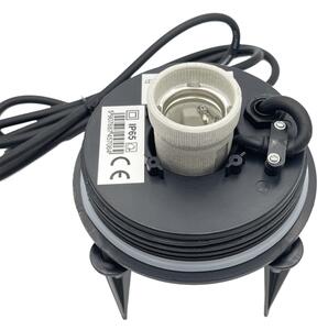 Vonkajšie dekoratívne svietidlo LUMISTONE 1xE27/15W/230V IP65 priemer 26,5 cm