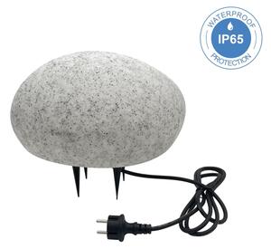 Vonkajšie dekoračné svietidlo LUMISTONE 1xE27/15W/230V IP65 priemer 31,8 cm