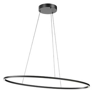 Redo 01-3339 - Stmievateľný LED luster na lanku LEO LED/48W/230V čierna