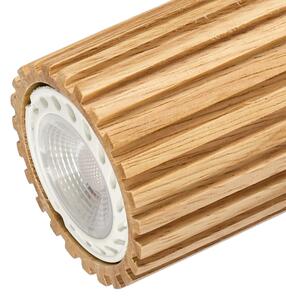 Brilagi - Bodové svietidlo MODERN WOOD 2xGU10/8W/230V drevené/biela
