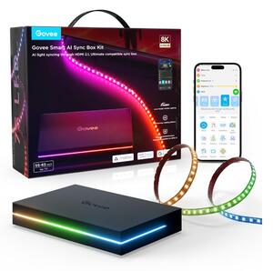 Govee - AI Sync Box 2 pre Smart TV RGBICW podsvietenie 55-65" Wi-Fi