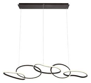 Redo 01-3393 - stmievateľný LED luster na lankách BIAS LED/120W/230V čierny