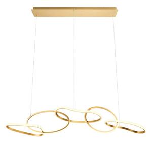 Redo 01-3392 - Stmievateľný LED závesný luster na lanku BIAS LED/120W/230V zlatý