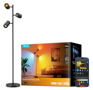 Govee - LED RGBICWW Stmievateľná stojacia lampa TREE MATTER LED/48W/230V Wi-Fi