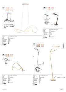 Redo 01-3599 - LED stmievateľný luster na lanku TEMPEST LED/58W/230V čierna