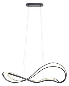Redo 01-3599 - LED stmievateľný luster na lanku TEMPEST LED/58W/230V čierna