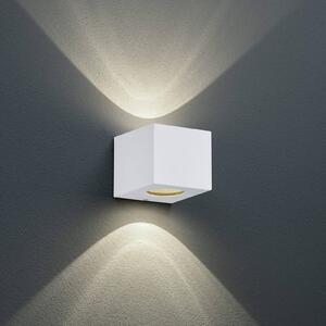 Vonkajšie nástenné LED svietidlo Cordoba biele