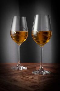 Diamante poháre na biele víno Venezia s kamienkami Swarovski 350ml 2KS