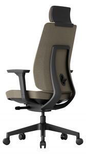 Kancelárska ergonomická stolička OFFICE More K50 — čierna, viac farieb Červená