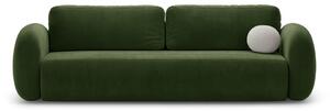 Zelená zamatová rozkladacia/s úložným priestorom pohovka 262 cm Tonale – Cosmopolitan Design