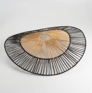 Univerzálne tienidlo KERIA, priemer 80 cm, hnedé/čierne