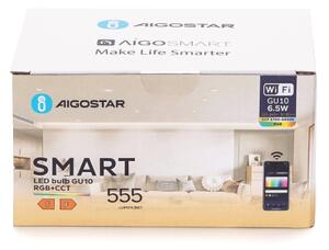 Sada 6x LED stmievateľných žiaroviek GU10/6,5W/230V 2700-6500K Wi-Fi - Aigostar
