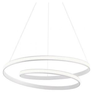 Redo 01-1890 - LED stmievateľný luster na lanku TORSION LED/35W/230V, pr. 75 cm, biely