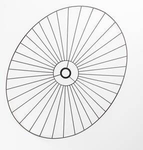 Brilagi - LED Prisadený luster CERIA WIRE 1xE27/40W/230V 60x80 cm čierna/dub