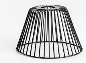 Brilagi - LED prisadený luster CERIA WIRE 1xE27/40W/230V pr. 21 cm čierna/dub