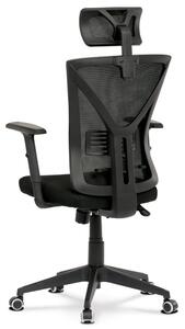 Kancelárska stolička OHARA — sieťovina, čierna