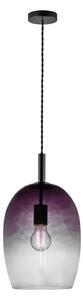 Nordlux - Závesný luster UMA 1xE27/40W/230V pr. 23 cm čierna/dymová