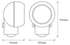 Osram -LED Vonkajšie orientačné svietidlo so senzorom SPYLUX LED/0,3W/4,5V IP43