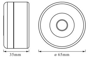 Osram - LED stmievateľné orientačné svietidlo DOT-IT LED/0,45W/5V
