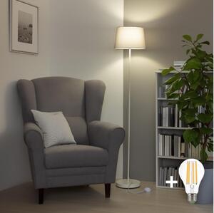 Brilagi - LED stojacia lampa CERIA 1xE27/40W/230V pr. 30 cm sivá/biela
