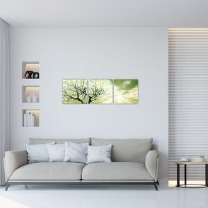 Jarný strom - moderný obraz (Obraz 90x30cm)