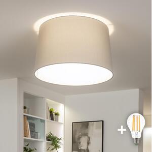 Brilagi - LED Prisadený luster CERIA 1xE27/40W/230V pr. 45 cm šedá