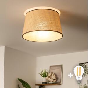 Brilagi - LED prisadený luster CERIA 1xE27/40W/230V pr. 35 cm béžová