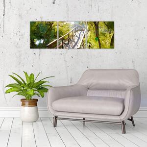 Moderné obraz - most cez vodu (Obraz 90x30cm)