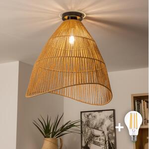 Brilagi - LED prisadený luster CERIA BOHO 1xE27/40W/230V pr. 50 cm hnedá