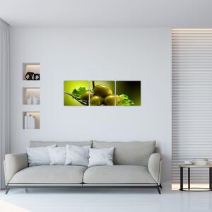 Obrazy do kuchyne - olivy (Obraz 90x30cm)