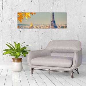 Moderný obraz Paríža - Eiffelova veža (Obraz 90x30cm)