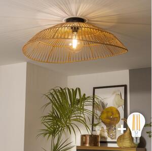 Brilagi - LED Prisadený luster CERIA BOHO 1xE27/40W/230V pr. 70 cm hnedá