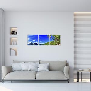 Obraz do bytu - piesočná pláž (Obraz 90x30cm)
