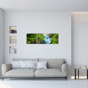 Horská riečka - moderný obraz (Obraz 90x30cm)