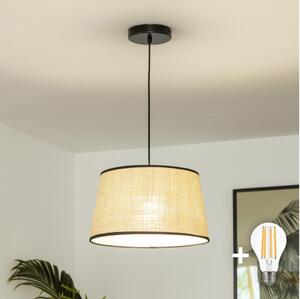Brilagi - LED luster na lanku CERIA 1xE27/40W/230V, priemer 35 cm, béžový