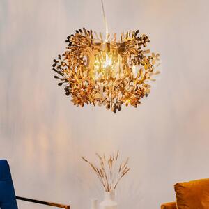 Slamp Fiorella – dizajnérska závesná lampa, zlatá