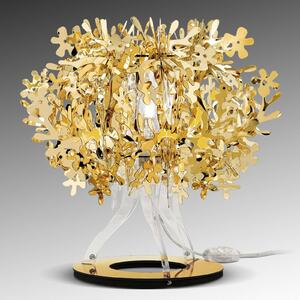 Slamp Fiorellina – zlatá stolová lampa
