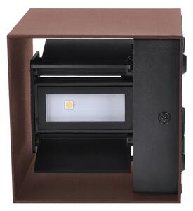 Brilagi - LED Vonkajšie nástenné svietidlo CUBE LED/6W/230V hnedé IP54