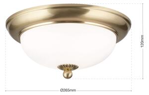 Orion - Stropné svietidlo EMPIRA 2xE14/40W/230V pr. 26,5 cm mosadz