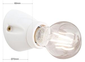 Orion - Nástenné svietidlo FROST 1xE27/60W/230V biele