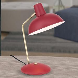 Orion - Stolová lampa FEDRA 1xE14/40W/230V červená/mosadz