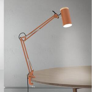 Orion - Stolná lampa so svorkou GILI 1xE27/40W/230V tehlová