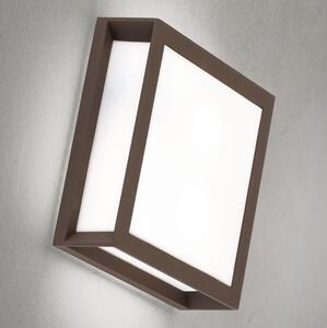 Orion - Vonkajšie svietidlo HENRY 2xE27/15W/230V 26x26 cm IP44 hnedé