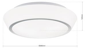 Orion - Kúpeľňové stropné svietidlo TENA 3xE27/60W/230V pr. 38 cm IP44 biela
