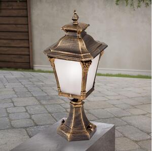 Orion - Vonkajšia lampa AIKO 1xE27/60W/230V 59 cm IP23 bronz/patina
