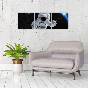 Obraz astronauta vo vesmíre (Obraz 90x30cm)