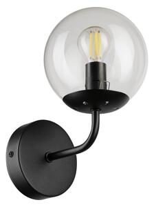Brilagi - Nástenná lampa MALIVA 1xE14/15W/230V čierna/číra