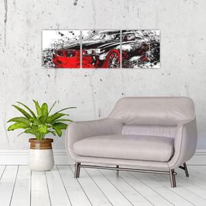 Obraz automobilu - moderný obraz (Obraz 90x30cm)